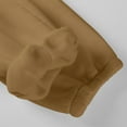 thumbnail image 5 of Fabrcox S-5xl Black Sweatpants Men Winter Fleece Lined Active Joggers Sweatpants Drawstring Pockets Casual Running Workout Joggers Sweatpants Light Brown XL, 5 of 5