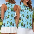 thumbnail image 3 of Uorisanigo Cucumber Golf Matching Couple Outfits Mens Golf Shirts Size XL 1/4 Zip Short Sleeve Workout Tops and Womens Golf Clothes Quick-Dry Racerback Athletic Tank Tops, 3 of 8