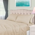 thumbnail image 2 of Egyptian Cotton 650 Thread Count Solid Sheet Set  California King-Ivory, 2 of 5