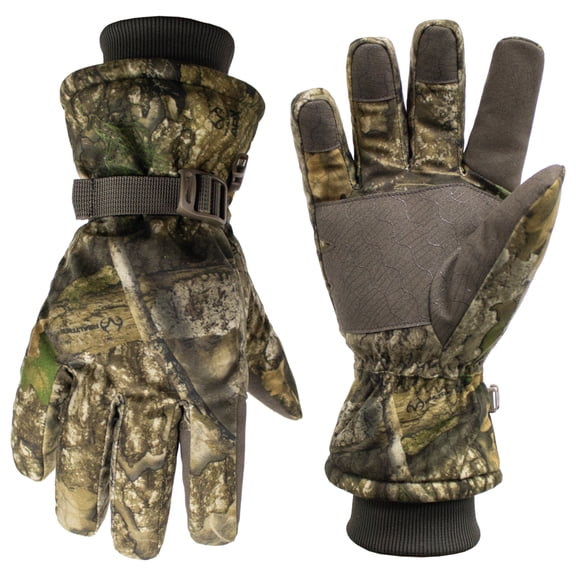 Realtree APX Heavyweight Men's Camo Hunting Gloves L/XL