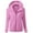 Hot Pink, variant on Womens Hooded Sweater Coat Winter Warm Zip Front Comfortable Long Outerwear