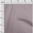 thumbnail image 2 of oneOone Viscose Jersey Purple Fabric Check Sewing Craft Projects Fabric Prints By Yard 60 Inch Wide, 2 of 5