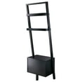 thumbnail image 5 of Winsome Wood Bellamy Leaning Shelf with Storage, Black Finish, 5 of 10