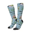 thumbnail image 2 of Bingfone Compression Socks for Women and Men Long Socks for Running Athletic Cycling Nurse-Various Wild Sea Fish, 2 of 8