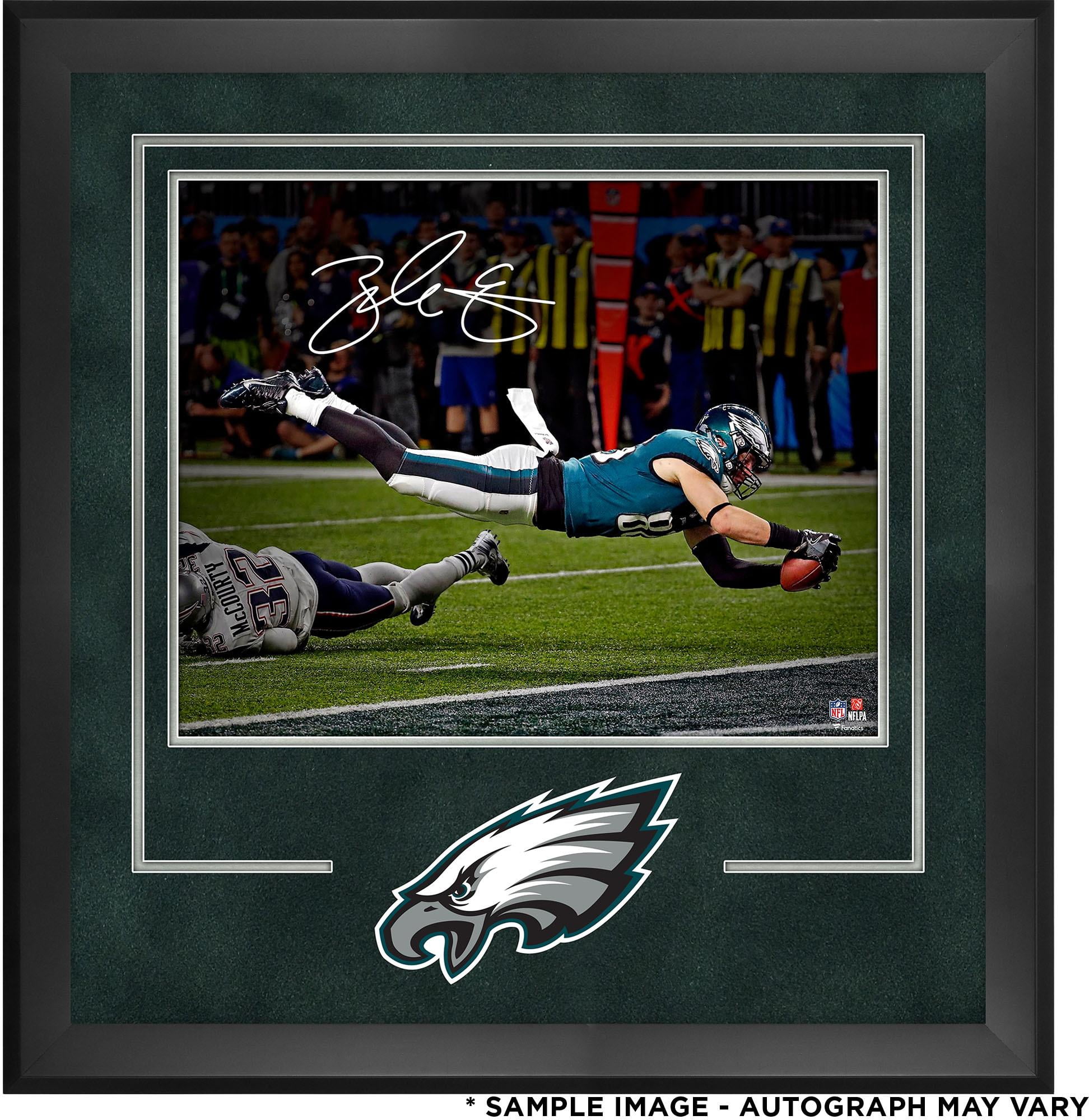 Zach Ertz Philadelphia Eagles Autographed Super Bowl LII Pro Football Fanatics Authentic Certified
