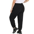 thumbnail image 3 of Unique Bargains Women's Plus Casual Activewear Drawstring Jogger Pant, 3 of 6
