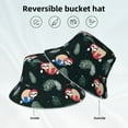 thumbnail image 5 of Daiia Baby Sloths Sleeping On The Christmas Ball Pattern Bucket Hat - Trendy Cotton Sun Hat for Beach, Golf, Fishing - Fun Outdoor Vacation Boonie for Men and Women, 5 of 9