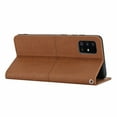 thumbnail image 6 of Compatible for Samsung Galaxy A51 4G Wallet Case with Card Slots Stand Magnet Case, Woven Texture Leather Cover with Detachable Wrist Strap for Samsung Galaxy A51 4G 6.5 Inch,Brown, 6 of 10