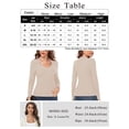 thumbnail image 4 of Yesfashion Women's V Neck Criss Cross Twisted Front Knitted Long Sleeve Sweater Twist Pullover Tops, 4 of 5