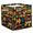 Multicolor 2, variant on CURLYOOT Bee Cube Storage Bin, 13 x 13 x 13 Storage Cube Bins for Organizing, Bumblebee with Flower Printed Fabric Foldable Closet Baskets with Handles for Closet, Shelves, Clothes