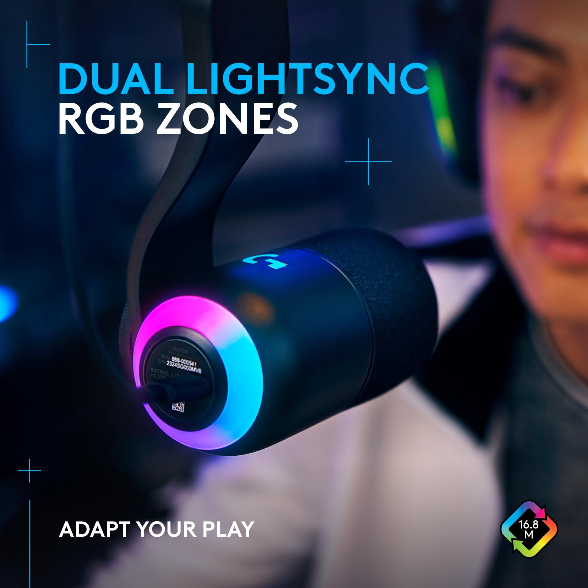 Restored Logitech G Yeticaster GX RGB Gaming Mic Bundle - Dynamic USB Microphone with Compass Boom Arm (Black) (Refurbished)