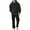 A-Black, variant on Gytharion Mens Sweatsuit Sets 2 Piece Fall Outfits Fashion Casual Long Sleeve Drawstring Hooded Sweatshirt and Sweatpants Sets Loose Comfy Knitted Jacquard Tracksuits with Pockets