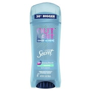 Secret Outlast Antiperspirant Deodorant for Women, Clear Gel, Unscented, 3.4 oz