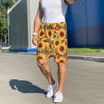 thumbnail image 6 of Sikiie Colorful Bohemian Sunflower Mens Pajama Shorts, Lightweight Lounge Pant with Pockets Soft Sleep Pj Shorts for Men3X-Large, 6 of 6