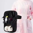 thumbnail image 4 of Bolsa para enfermera, riñonera, organizador médico, cómoda tela Oxford, bolsa portátil para enfermera, riñonera para enfermería, riñonera para , negro, 4 of 10