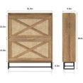 thumbnail image 3 of Vabches Farmhouse Shoe Storage Cabinet with 2 Flip Drawers & 1 Compartment, Hidden Narrow Shoe Rack Cabinet with Adjustable Shelves for Entryway, Hallway, 3 of 8