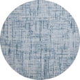 thumbnail image 2 of Addison Rugs Mayfield Premium Machine Washable Transitional Stripes Blue Round Rug, 8' x 8', 2 of 6