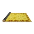 thumbnail image 2 of Ahgly Company Indoor Rectangle Oriental Yellow Modern Area Rugs, 2' x 3', 2 of 4