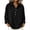 Z Black, variant on Stamzod Button Down Shirts for Women Short Sleeve Summer Tops Cotton Linen Dressy Casual Work Blouse with Pocket Navy XXL