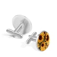 thumbnail image 3 of Sunflower Stylish Stainless Steel Cufflinks Set for Formal Attire and Special Occasions - Includes Cufflinks, Shirt Clip, and Cufflink Box, 3 of 6