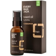 3 Pack - Every Man Jack Hydrating Beard Oil, Sandalwood 1 oz