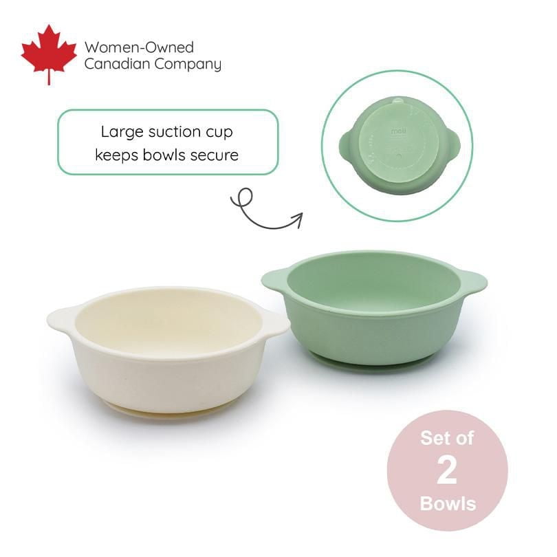 Silicone Suction Bowls- 2pk, Bowls