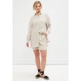thumbnail image 3 of Ellos Women's Linen Blend Elastic Waist Shorts, 3 of 3