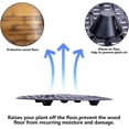 thumbnail image 4 of 2 Pieces 12 Inch Diameter Plant Tier Pot Riser Large Plant Supports, Heavy Duty Planter Support Potted Plant Stand For Deck Or Patio, 4 of 5