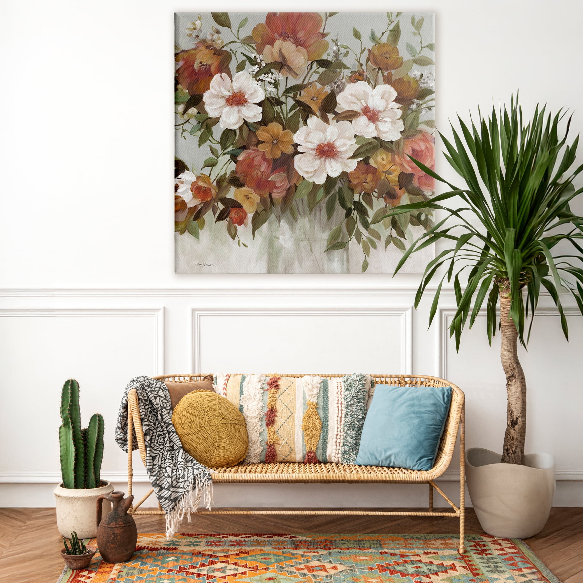 Stupell Industries Muted Vibe Bouquet Canvas Wall Art, design by Carol Robinson