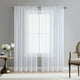 thumbnail image 4 of 6 cortinas de tul blanco súper suaves y agradables al tacto para decoración de sala de estar, velo moderno de gasa sólida transparente, 4 of 8