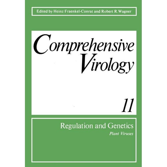 Comprehensive Virology Comprehensive Virology 11: Regulation and Genetics Plant Viruses, Book 11, (Paperback)