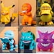 thumbnail image 1 of TOMY-figura de acción de Pokémon para niños, juguete divertido de PVC, Freak, Pikachu, Bulbasaur, Charmander, ardilla, regalo, 1 of 4