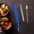 thumbnail image 3 of Garosa Drinking Straw, Straw, Retractable Travel For A Long Time Use Home Outdoors Use, 3 of 8