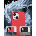 thumbnail image 4 of iPhone 15 Plus Case,Liquid Silicone Slim Shockproof Protective iPhone 15 Plus 6.7 inch Phone Case [Microfiber Lining] (Red)…, 4 of 12