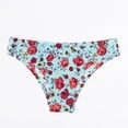 thumbnail image 3 of 1 Pce Lingerie Aguichant Imprimée pour Femmes Tentation Culottes Taille Basse, 3 of 3