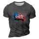 thumbnail image 1 of Camisetas de Manga Larga para Hombres Imprimir Casual Cuello Redondo Camiseta de Manga Corta, Camisetas de Manga Larga para Hombres Algodón, 1 of 4