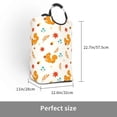 thumbnail image 2 of Pofeuu Squirrel Maple Leaves And Nuts Print Laundry Basket, Laundry Hamper, Collapsible Laundry Baskets, Dirty Clothes Hamper, Waterproof with Foam Protected Aluminum Handles, 2 of 5