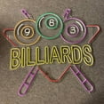 thumbnail image 4 of Glowneon Billiards Neon Sign, Billiards Wall Art - Lights Signboard, 4 of 4