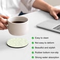 thumbnail image 3 of Sage Green Branches Coasters Set of 4, Absorbent Coasters for Drinks, Vintage Art Farmhouse Coaster for Desk Coffee Table Protection, Home Decor House Warming Gifts 4", 3 of 8