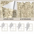 thumbnail image 5 of Beige Spring Floral Swag Valances for Windows, Kitchen Window Curtains Over Sink, Farmhouse Flowers Elegant Pastoral Window Treatment Curtains for Living Room/Bedroom Curtains 2 Panel Sets 36"x45", 5 of 8
