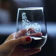 thumbnail image 3 of Bevvee Stemless Wine Glass 17 oz Rooster Gifts for Rooster Lovers Wine Glasses, 3 of 4