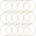 thumbnail image 1 of Framendino, 20 Pack 3 Inch Gold Metal Macrame Dream Catcher Rings for Wedding Wreath Decor, 1 of 7