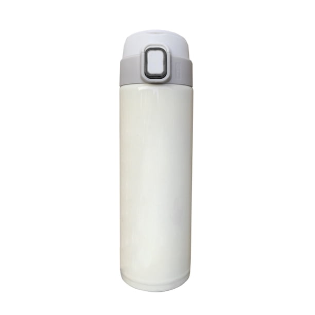 Vaso térmico de acero inoxidable con asa, aislamiento al vacío para bebidas frías y calientes, tapa abatible, taza de viaje a prueba de fugas para el hogar, la oficina y el coche.