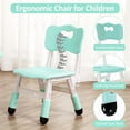 thumbnail image 4 of Kids Table and Chairs Set, Height Adjustable Desk with 4 Seats for Ages 2-10,Arts & Crafts Table,Graffiti Desktop, Non-Slip Legs, Max 300lbs, Children Multi-Activity Table for Classrooms,Daycares,Home, 4 of 9
