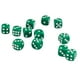 thumbnail image 5 of Juego de 50 dados acrílicos de 12 mm con 6 caras y puntos para juegos de rol., 5 of 9