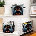 thumbnail image 6 of Dachshund Foldable Toy Box Storage Box Organizer Bins with Handle, 10.8"x10.5"x10.6", Large Capacity, 6 of 6