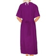 thumbnail image 5 of HAPPY BAY Women's Beachwear Swimsuit Coverups for Women Summer Cover ups for Swimwear Women Button up Shirt Dress Beach L-XL Purple, Solid, 5 of 5