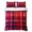Red Black Purple, variant on Twin XL Quilt Set 68''x98'', Navy Blue Gray Striped Lightweight Summer Bedspread Coverlet Set with 2 Pillow Shams, Farmhouse Stripe Art Breathable All Season Quilt Bedding for Dorm/Guest Room
