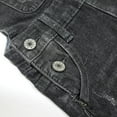 thumbnail image 6 of KIDSCOOL SPACE Girls Shorts,Big Girls Stretchy Denim Slim Summer Shortalls,Black,7-8 Years, 6 of 7