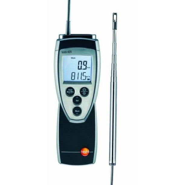 Testo 425 ThermoAnemometer with Hot Wire Probe